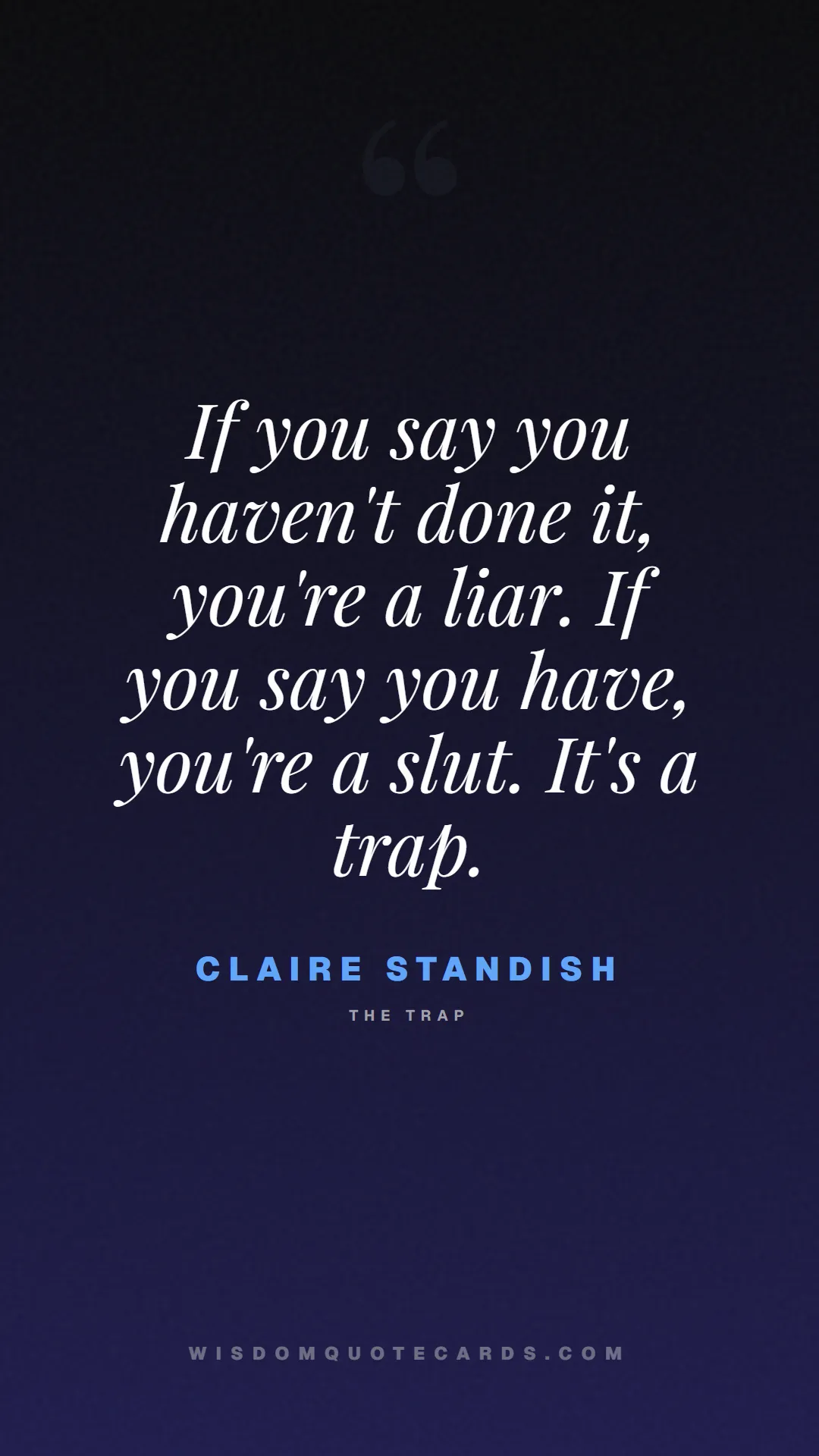 Quote by Claire Standish about breakfast club, identity, nostalgia, 80s, youth, coming of age, labels, detention: If you say you haven't done it, you're a liar. If ...