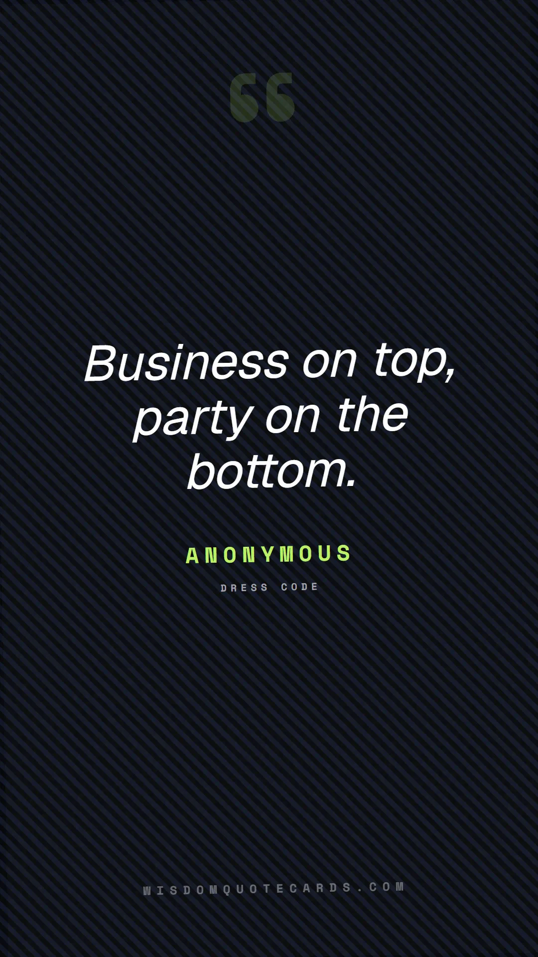 Quote by Anonymous about zoom, remote life, funny: Business on top, party on the bottom....